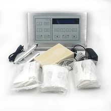 Перманентный макияж татуировки наборы Многофункциональный бровей ручка машина с ЖК-питания педаль переключатель 30 иглы татуировки