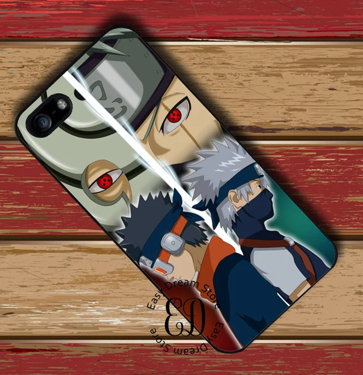 Naruto Shippuden Obito Kakashi case for iphone X XR XS Max 4 5s SE 6s 7