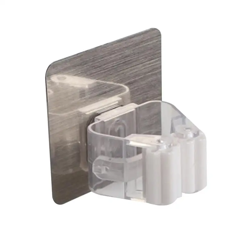 

Strong Wall Mounted Mop Organizer Holder Rack Self Sticking Brush Broom Hanger Hook Kitchen bathroom Mops storage Racks Drop