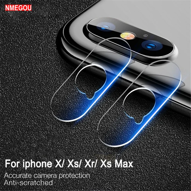 Glass Screen Protector Full Cover for IPhone X XR XS Max Camera Phone Lens Case for IPhone 6 6s 7 8 Plus Capa Bumper Accessories