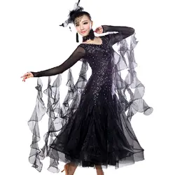 2018 Новое поступление Для женщин Бальные платье для танцев леди Костюмы для Tangowaltz/Бальные платья для танцев конкурс современные юбка для