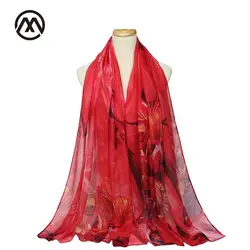 Модные новый продукт печати Для женщин шаль шарф Для женщин Фонд тюрбан классический Элитный бренд Винтаж покрытия Вуаль Хиджаб Платки