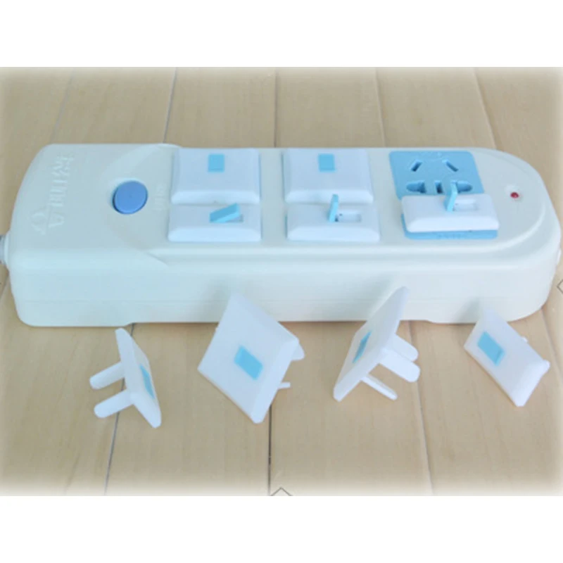 6 pcs/lot Socket Cover Baby Safety Plug Protector electric baby plug protectorin Electrical