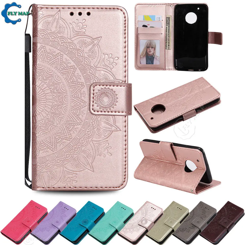 

Flip Wallet Case For Motorola Moto G5 Plus XT1683 XT1681 Floral Leather Phone Cover Capa Coque for Moto G 5 Plus G5Plus Bag