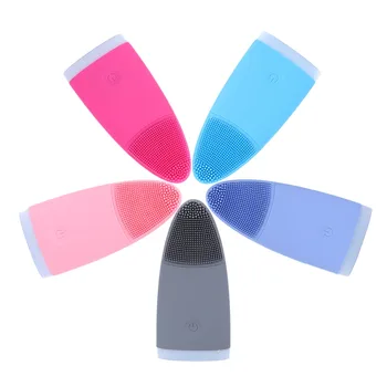 

MAKARTT Silicone Facial Cleansing Brush, Massager & Exfoliator Ultrasonic Electronic Waterproof Skin Impurities Remover M0930