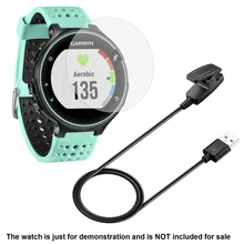 Usb-кабель для зарядки заряднеое устройство+ пленка для защиты экрана для Garmin Forerunner 235 Forerunner235 Смарт-часы аксессуары