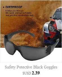 Защитные черные очки для защиты от УФ-лучей, противотуманные Противоударные Защитные Очки