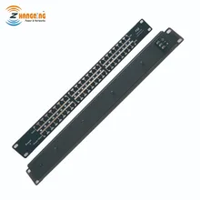 24 порт PoE инжектор Mid-span пассивное питание через Ethernet Патч-панель, мощность 24 10/100 устройств от одного источника 12vto56v, стойка крепление PoE инжектор