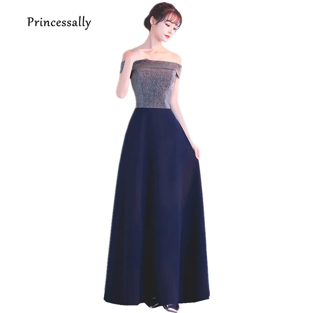 boat neck formal dress