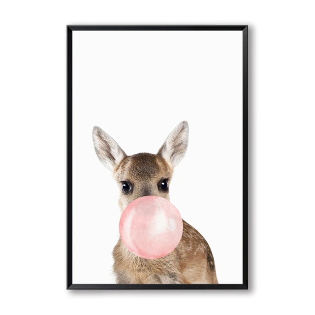 jiuyaomai Dessin Anim/é Skateboard Stickers Muraux Amant des Animaux D/écoration de La Maison Accessoires pour Chambres De B/éb/é Style Nordique D/écoration de La Maison 4 43 cm X 56 cm