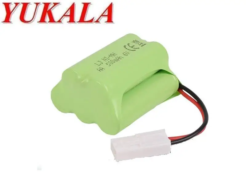 YUKALA  6V 500mAh Ni-MH AA rechargable Battery for RC Truck/ RC car/ RC boat/ RC tank 2pcs/lot