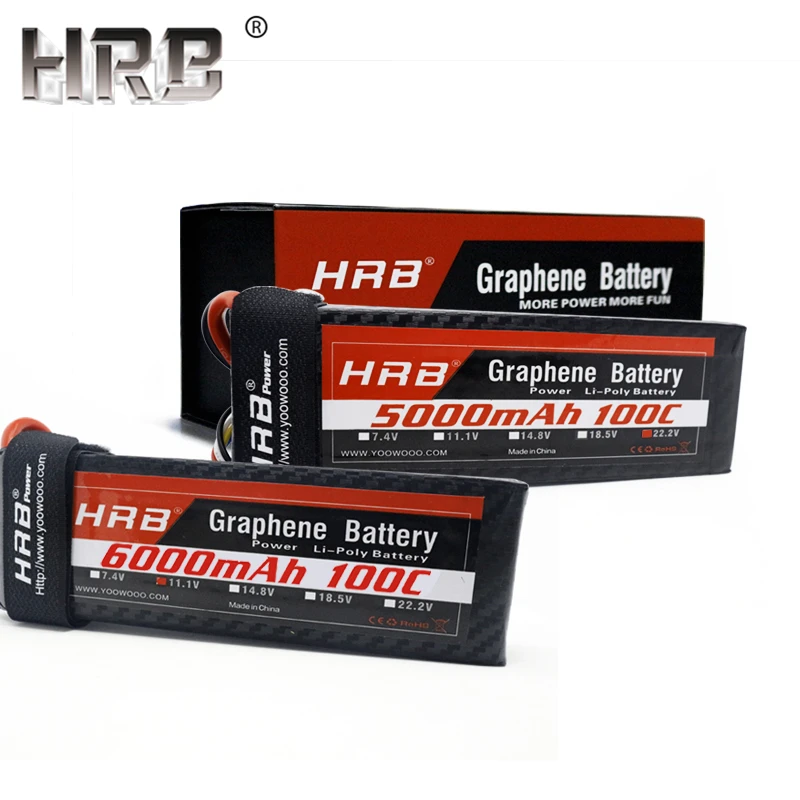 HRB Graphene 3S Lipo Battery 11.1V 5000mah 6000mah 4000mah 3800mah
