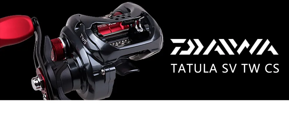 DAIWA, новинка, TATULA SV TW CS 103H 103HL, катушка для baitcasing 6+ 1BB 200 г, Макс., 6 кг, TWS SV, катушка для морской рыбалки