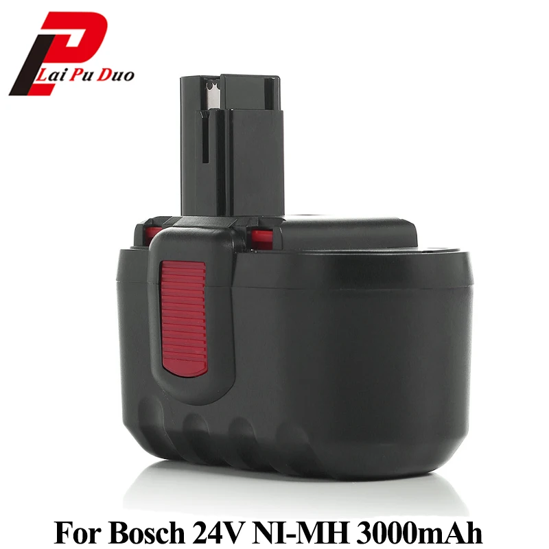 Ni-mh 24 V 3.0Ah для Bosch: 12524, GKG24V, 2607335279, BH-2424, 2607335445125-2411524, SAW24V, 2607335509, BH24VF аккумулятор электроинструмента