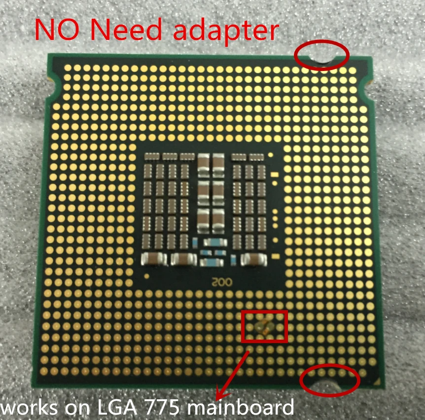 Intel socket 775 Xeon L5420 l5420 SLARP SLBBR Quad Core 2 5 ГГц 12 МБ 1333 МГц не требует адаптера работает на