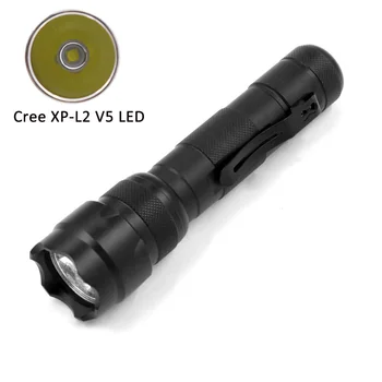

High Bright 502B 1000Lumens Cree XP-L2 V5 LED Flashlight 5-Mode linternas LED Torch by 1*18650