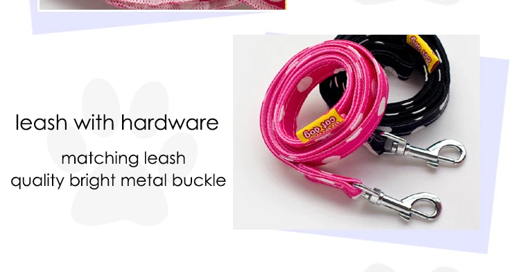 designer dog harness and leash set (8)