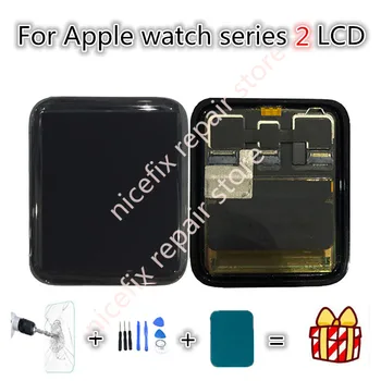

Used For Apple Watch Series 2 LCD Display Touch Screen Digitizer Series2 S2 38mm/42mm Replacement+Tempered Glass+Tools+adhesive