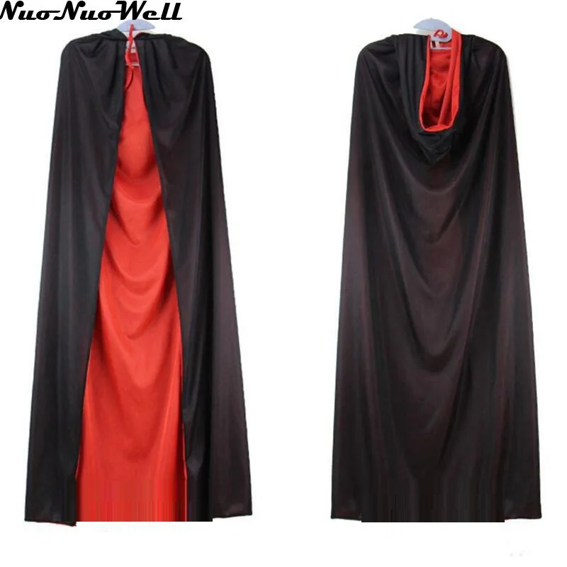 Newest Red Cloak in Halloween Party Hood Long Red Cloak For Adult
