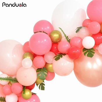 

Baby Girl Decorations Rosegold Pink Ballon Garland Balloon Arch Birthday Party Decoration Baby Show balloons chain garlands