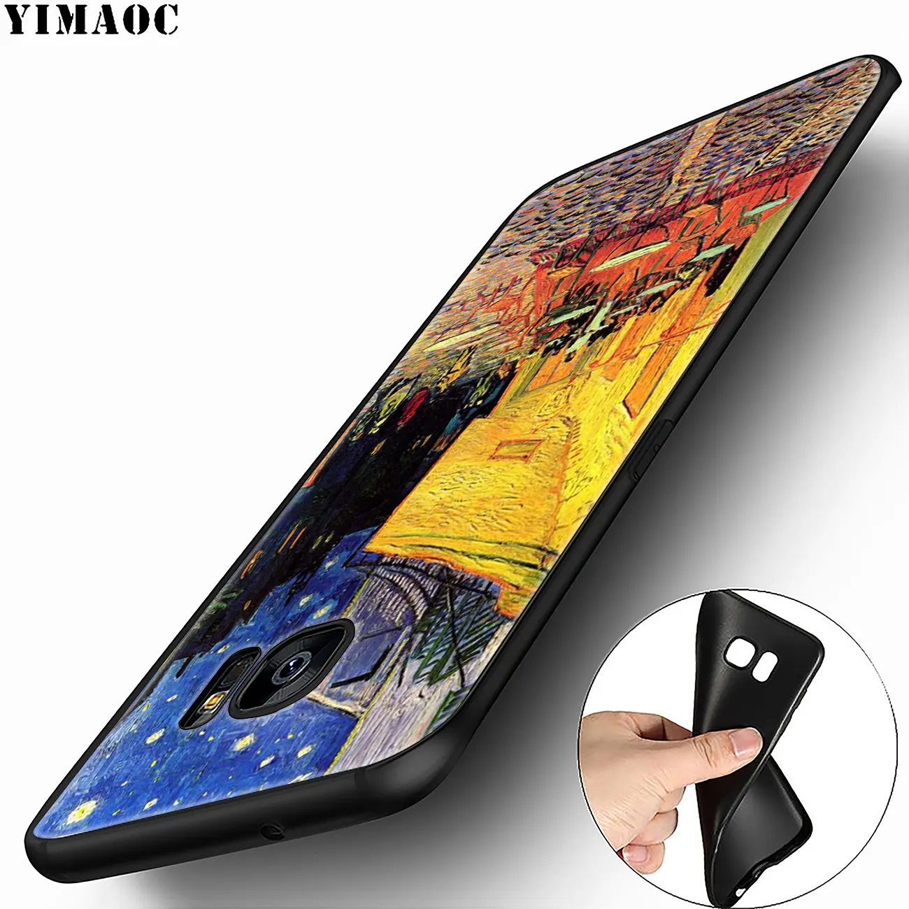 YIMAOC Van Gogh Tardis Мягкий силиконовый чехол для телефона Samsung Galaxy A6 A9 A8 A7 2018 A3 A5 2016 2017 Note 9