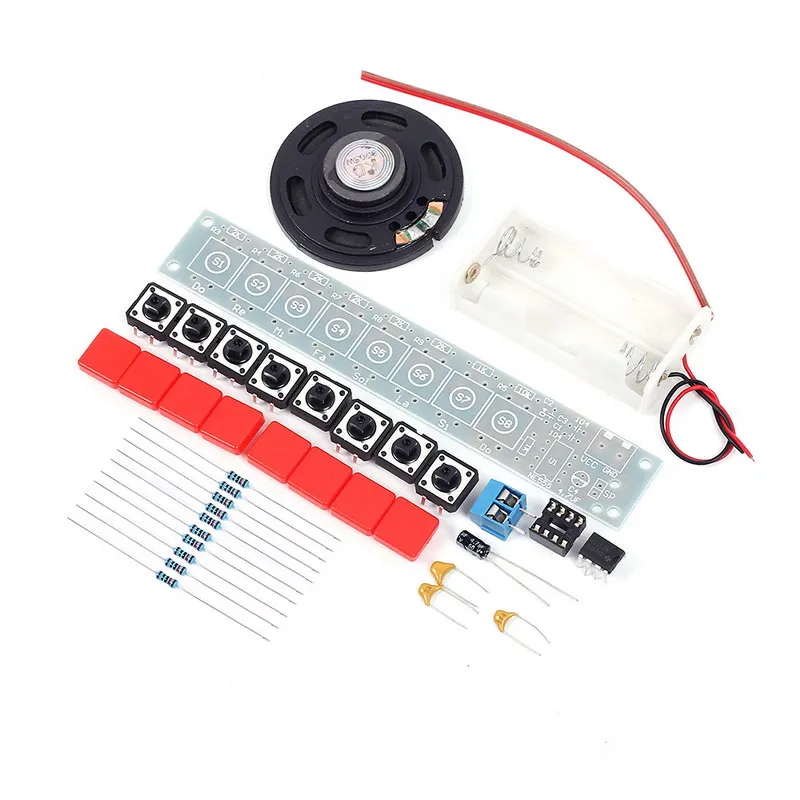 NE555 Chip Elektrische Orgel DIY Kit Elektronische Klaviermodul 3 ~ 12 V NE555 Chip Elektrische Orgel DIY Kit Elektronische Klaviermodul 3 ~ 12 V