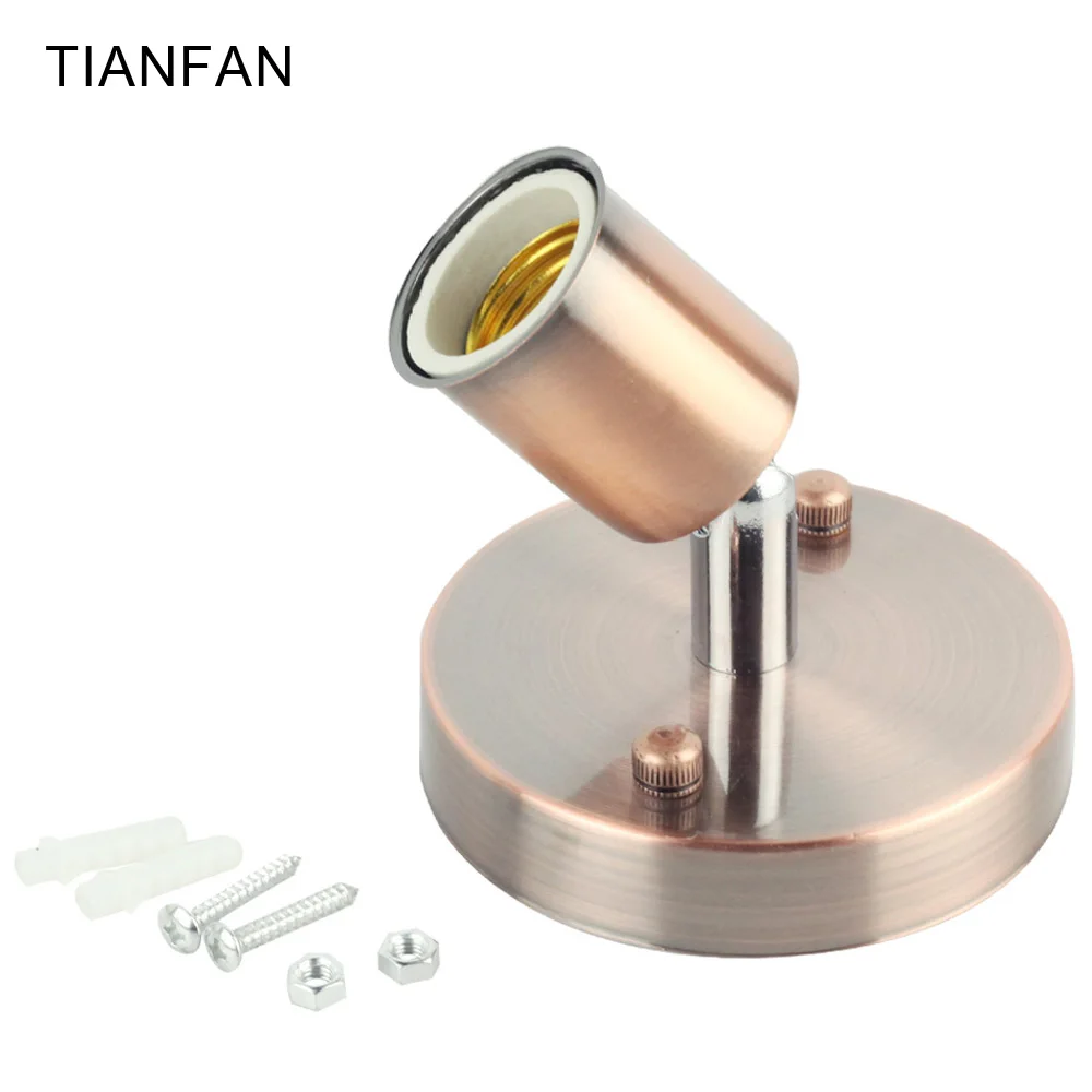 180Degree Turn Lamp E27 base Ceramic Screw Universal Lamp Holder High