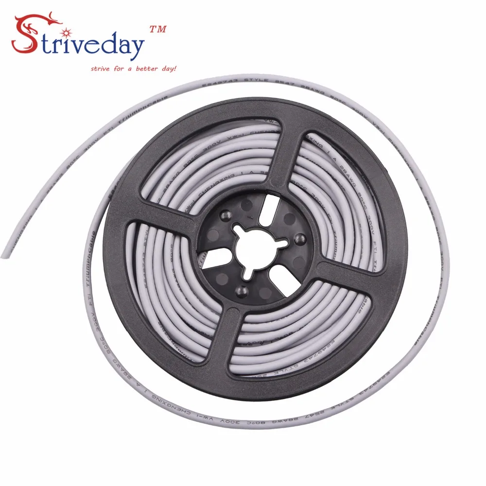 

5Meter High Quality UL 2547 28 AWG Multi-core control cable copper wire shielded audio cable headphone cable signal line