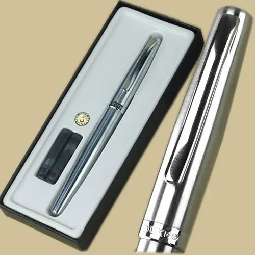 

Duke 209 silver M nib fountain pen with original box Free Shipping