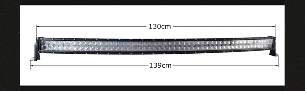 Weketory 5D 52 дюймов 500 Вт изогнутый СВЕТОДИОДНЫЙ рабочий светильник для тягача внедорожника 4WD 4x4 для грузовиков, внедорожников, квадроциклов, наводненных мест луч 12V 24v