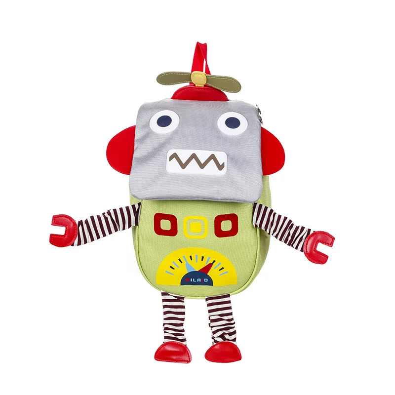 

2018 Boys Girls Children Cool 3D Shape Robot Backpack Kindergarten Book Bags Mochila Infantil Rucksacks Cool Boys Small Mochila