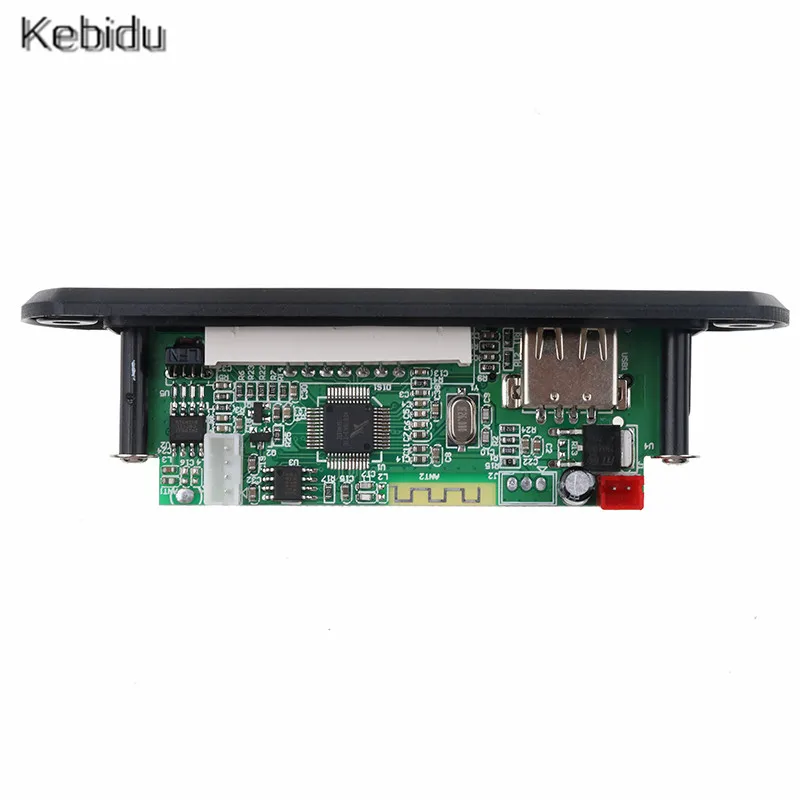 MP3 декодер плата модуль светодиодный FM AUX 12V USB TF радио для автомобиля