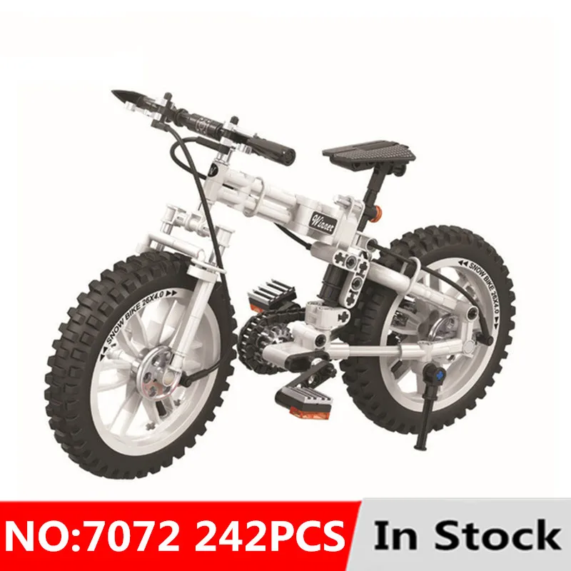 

New Diy Technic Folding Bicycle Building Blocks Bricks Model Intelligent Toys for Children gifts Compatible With L Brand
