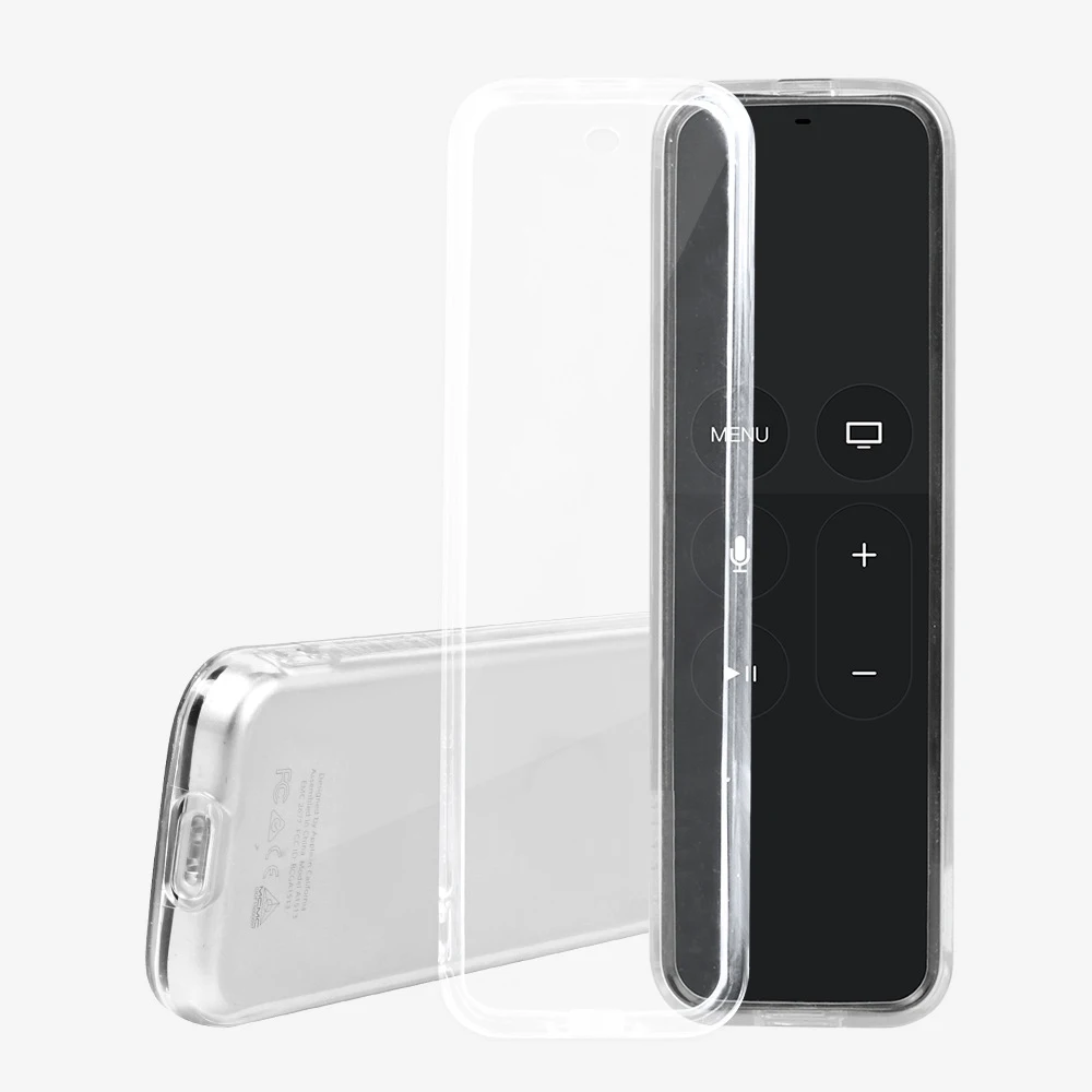 

Protective Remote Case Soft Clear TPU Protective Case Sleeve Cover for Apple TV 4th Remote Case