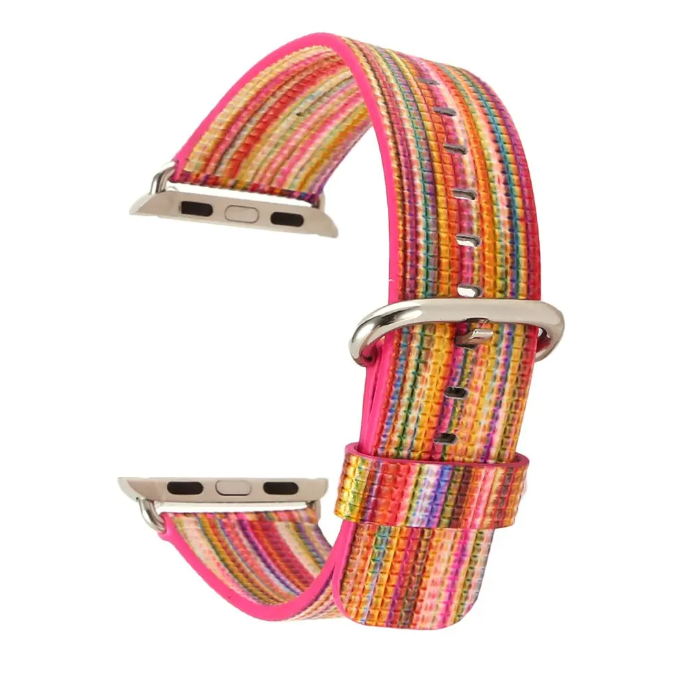 

Replacement Strap for iWatch Series 3 2 1 Sport Loop Band Compatible with Apple Watch Lightweight Leather