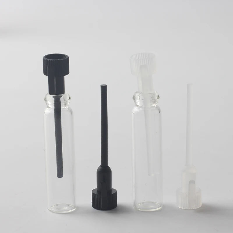 1ML 1CC Mini Glass Perfume Vials with Drop Rod, 1ml Parfum Sample Tester Tubes, 5-Piece Set image 5
