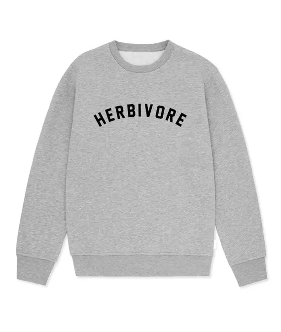 

Sugarbaby Herbivore Sweatshirt Vegan Jumper Long Sleeve Fashion Casual Tops Veganisum Veggie Sweatshirt High quality Jumper
