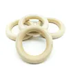 30pcs/lot DIY Natural Wooden Beads Connectors Circles Rings Handicrafts for clothes decoration Jewelry making gift accessories ► Photo 2/6