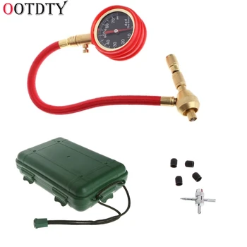 

OOTDTY Motor Vehicle Car Truck Bike Van Tyre Tire Air Pressure Gauge Dial Meter Tester