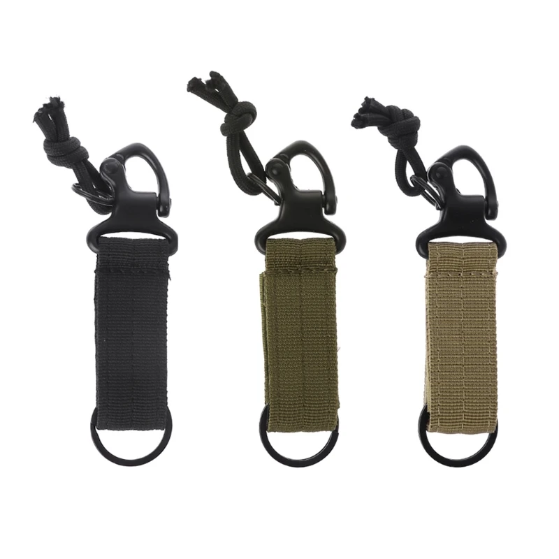Nylon Webbing Backpack Hook Outdoor Camping EDC Tactical Buckle Molle ...