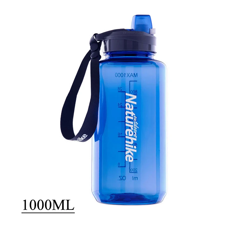 Naturehike Открытый Кемпинг чайник бутылка для воды Спорт Туризм Путешествия езда Портативный Сверхлегкий воды мешок чашки - Цвет: Blue 1000ML