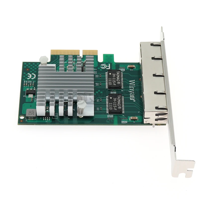 PCIe PCI-e PCI Express x4 до 4 портов 10/100/1000 Мбит/с Gigabit Ethernet сетевой адаптер для карты LAN intel