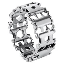 Hottime носимый протектор 29 в 1 Многофункциональный браслет ремешок многофункциональная отвертка Открытый аварийный набор многофункциональный инструмент