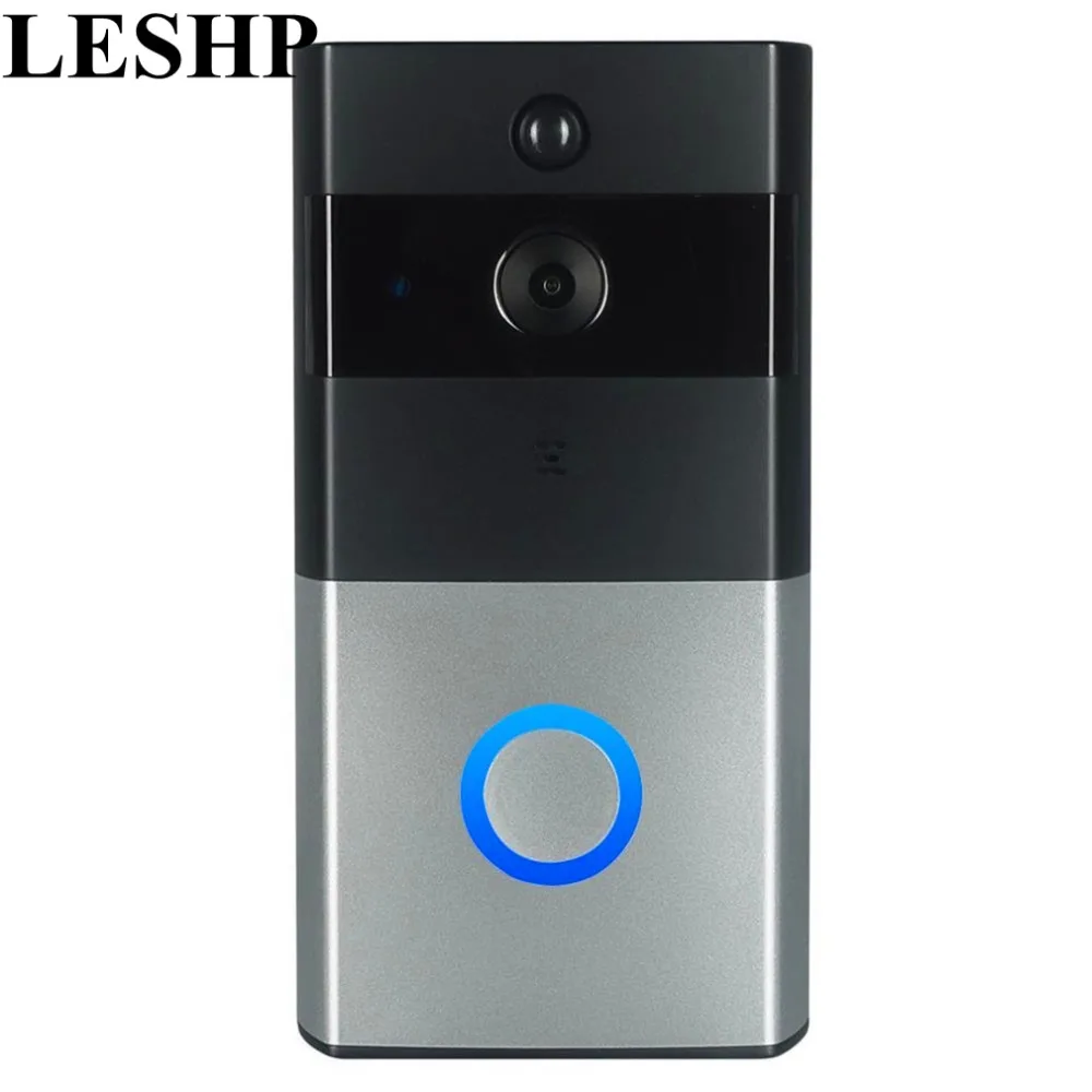 

LESHP Wireless Wifi Video Doorbell 1.0MP HD Camera Night Vision Two-way Audio Intercom Waterproof PIR Motion Detection Doorbell