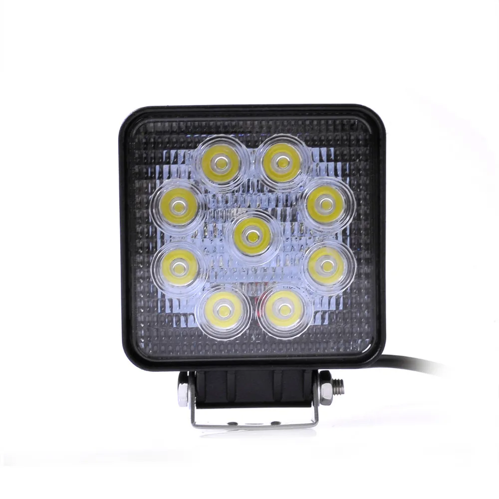 20PCS 4inch 27W LED Work Light Bar 12V 24V 4X4 Car Trucks ATV 4WD Tractor Baot SUV Pickup Led Offroad Lamp