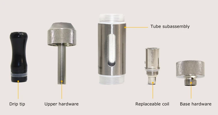 Electronic CIgarette Vape Tank Original Aspire Mini Vivi Nova-S Atomizer BDC Coil Clearomizer vs Mini Vivi Nova-S Glass Atomizer 01 (2)