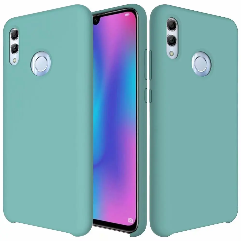 Sky Blue Оригинальные чехлы Macaron для huawei Honor 7X 8C Honor 9 10 Lite P Smart, матовые Силиконовые чехлы Enjoy 7S 9 S, чехлы для huawei Honor V10 V20 - Цвет: Sky Blue