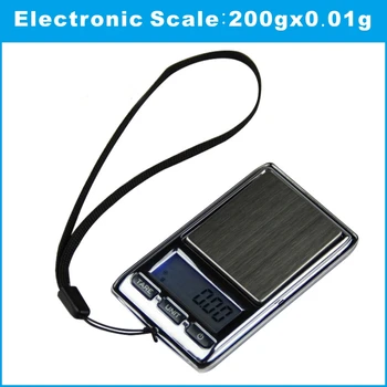 

200g x 0.01g Mini Digital Scale for Gold Bijoux Sterling Silver Diamond Scale Jewelry 0.01 Pocket Precision Electronic Scales