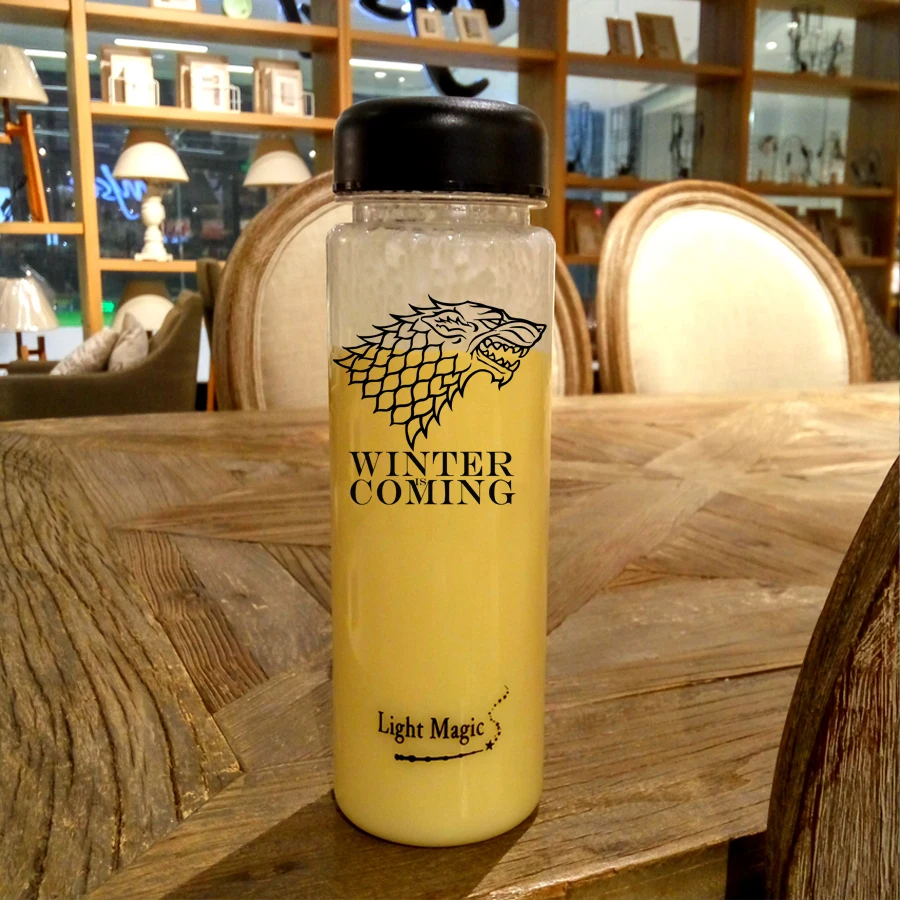 500ml game of thrones stark Water Bottle Environmentally bottle Sport