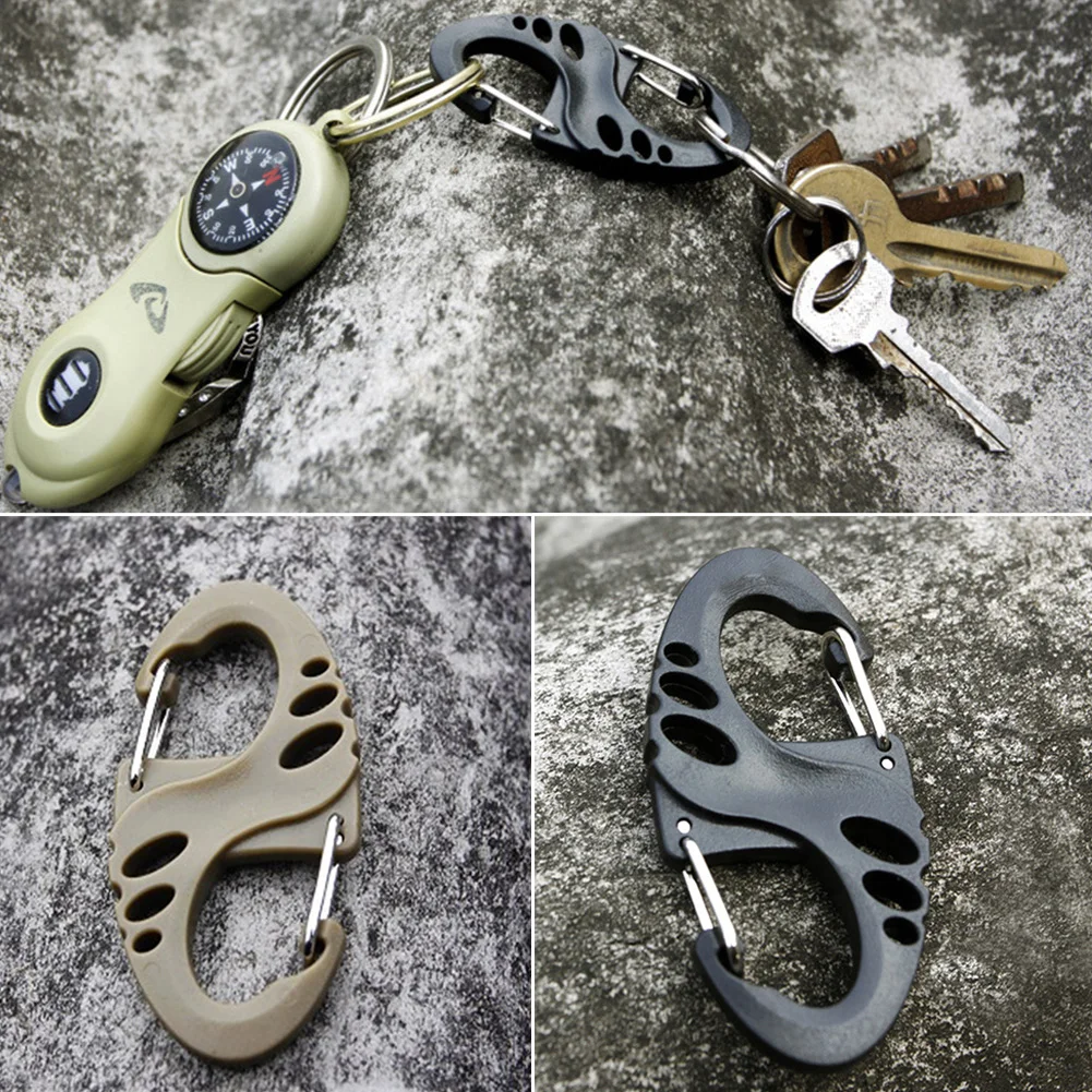 8 نوع أجوف نمط ظهره رفع مشبك البلاستيك الصلب سلسلة حلقة التسلق في الهواء الطلق التخييم اكسسوارات تسلق هوك 8 نوع أجوف نمط ظهره رفع مشبك البلاستيك الصلب سلسلة حلقة التسلق في الهواء الطلق التخييم اكسسوارات تسلق هوك